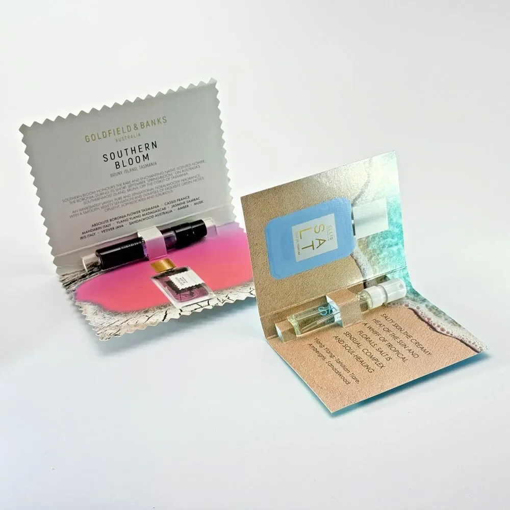 Luxury Niche Perfume Sample Set – Goldfield & Banks + Ellis Brooklyn Salt